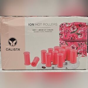CALISTA ION Hot Rollers For Short And Medium Hair With Clips And Bag